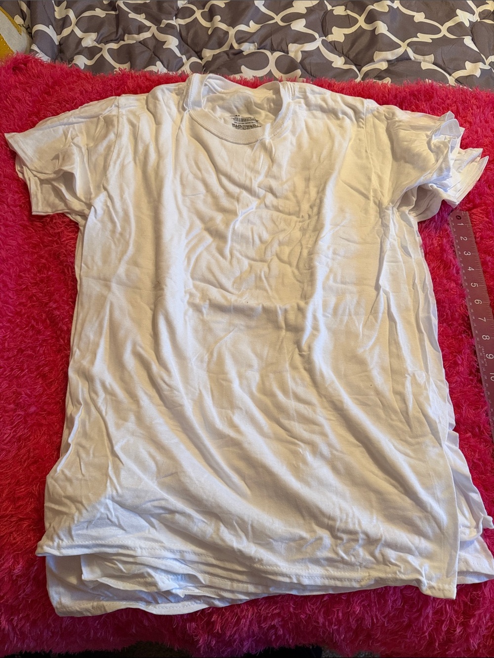 Classic Men's White Crew Neck T-Shirts - cool comfort - 6 pack
